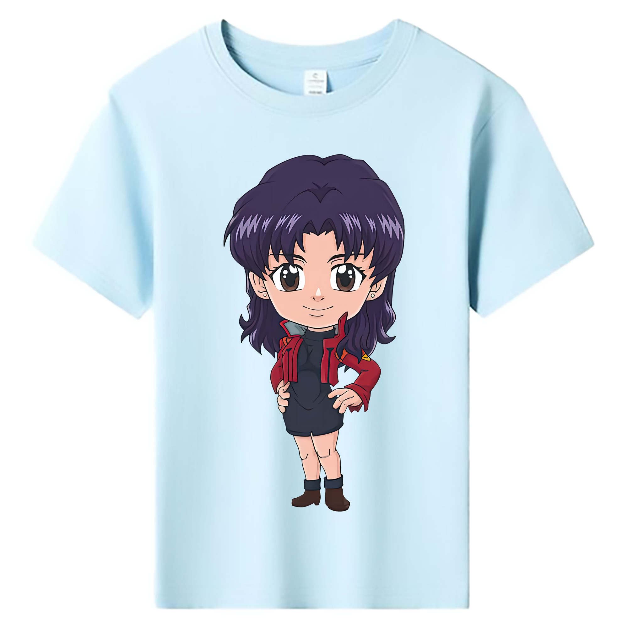 （画像用） EVA 新世紀エヴァンゲリオン 綿100％キッズTシャツ（フロントプリント）